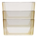 Wall Files | Storex 70247U06C 3 Sections Legal Size 16 in. x 4 in. x 14 in. Wall File - Smoke (3/Pack) image number 0