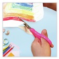 Arts & Crafts Supplies | Westcott 13140 5 in. Long 1.75 in. Cut Length Rounded Tip Kids Scissors Teacher's Pack - Straight Assorted Color Handles (12/Pack) image number 5