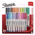 Permanent Markers | Sharpie 2105407 Ultra Fine Tip Permanent Marker Ultra Fine Needle Tip Assorted Colors 24/Pack image number 0