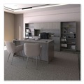 Office Filing Cabinets & Shelves | Alera ALEVA542822GY 15.63 in. x 20.5 in. x 28.5 in. Valencia Series Full Pedestal File Left or Right 2 Legal/Letter-Size File Drawers - Gray image number 7