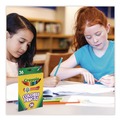 Pencils | Crayola 684036 3.3 mm 2B Short-Length Colored Pencil Set - Assorted Lead and Barrel Colors (36/Set) image number 6