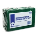 Sponges & Scrubbers | AmerCareRoyal S960 6 x 9 Medium-Duty Scouring Pad - Green (60/Carton) image number 3