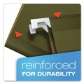 File Folders | Pendaflex 04152 1/5 Reinforced Hanging File Folders with Printable 1/5-Cut Tab Inserts - Letter Size/Standard Green (25/Box) image number 1