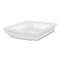 Boxes & Bins | HON HFMBIN3 Flagship 12.75 in. x 16 in. x 3 in. 1 Section Storage Bins - Translucent White image number 2