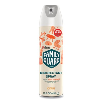 SC Johnson 327151 17.5 oz. Aerosol Spray Citrus Scent Disinfectant Spray (8/Carton)