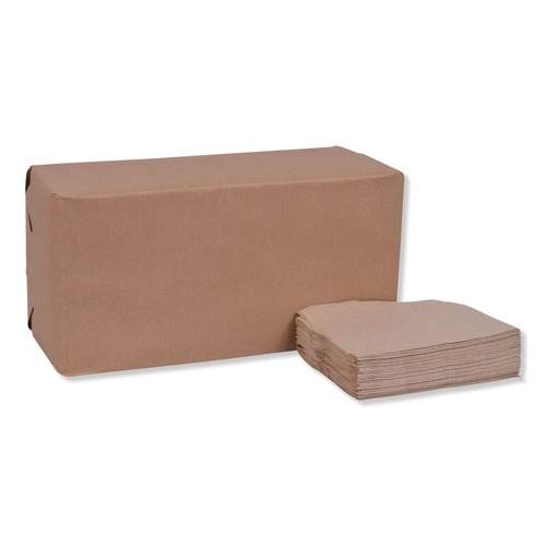 Paper Towels and Napkins | Tork D786E 1 Ply 13 in. x 12 in. Masterfold Dispenser Napkins - Natural (6000/Carton) image number 0
