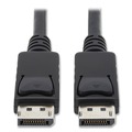 Electronic Adapters & Chargers | Tripp Lite P580-010 10 ft. DisplayPort to DisplayPort Cable 4K with Latches - Black image number 0