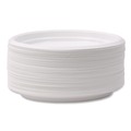 Bowls and Plates | Boardwalk BWKPLTHIPS6WH 6 in. Diameter Hi-Impact Plastic Dinnerware Plate - White (1000/Carton) image number 2
