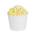 Food Trays, Containers, and Lids | Karat C-FB85W 7.36 in. Diameter x 6 in. H 85 oz. Paper Food Bucket - White (180/Carton) image number 3