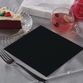 Paper Towels and Napkins | Paterson NG01073 9 in. x 9 in. 2-Ply Beverage Napkins - Black (1000/Carton) image number 3