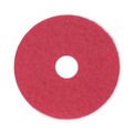 Cleaning & Janitorial Accessories | Boardwalk BWK4015RED 15 in. Buffing Floor Pads - Red (5/Carton) image number 0