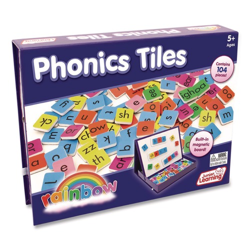 Office & Office Supplies | Junior Learning Inc JL654 Ages 5 to 7 Rainbow Phonics Tiles image number 0