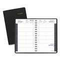 Notebooks & Pads | AT-A-GLANCE 7080005 8 in. x 5 in. 12-Month (Jan to Dec): 2026 One Day/Page: Mon to Sun Daily Appointment Book with 15-Minute Appointments - Black Cover image number 1
