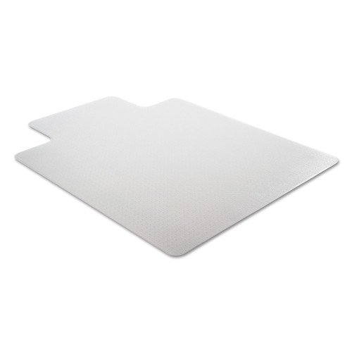 Office Chair Mats | Alera CM1J232ALEPL 45 x 53 Occasional Use Studded Chair Mat for Flat Pile Carpet - Clear image number 0