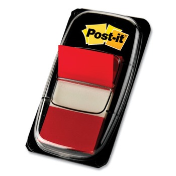 | Post-it Flags 680-RD12 Marking Page Flags in Dispensers - Red (600/Box)