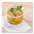 Food Trays, Containers, and Lids | Chinet 70408 8 oz. - 10 oz. Streetside Paper Food Container with Plastic Lid (250/Carton) image number 3