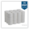 Just Launched | Georgia Pacific Professional 19371 Compact Coreless 2 Ply Bath Tissue - White (36/Carton) image number 2