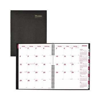  | Brownline CB1262C-BLK 11 in. x 8.5 in. CoilPro 14-Month Dec 2024 to Jan 2026 Monthly Planner - Black Cover