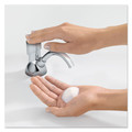 Soap Dispensers | GOJO Industries 8500-01 1,500 mL/2,300 mL 4.5 x 11.88 x 4.5 CX Counter Mount Foam Soap Dispenser - Chrome image number 4