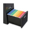 Just Launched | Alera ALEPABBFCH 14.96 in. x 19.29 in. x 27.75 in. 3-Drawers: Box/Box/File Legal/Letter Left or Right File Pedestal - Charcoal image number 3