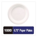  | Chinet 21226 6-3/4 in. Round Classic Paper Plates - White (1000/Carton) image number 2