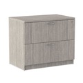Office Filing Cabinets & Shelves | Alera ALEVA513622GY Valencia Series 34 in. x 22.75 in. x 29.5 in. Legal/Letter-Size 2-Drawer Lateral File - Gray image number 1
