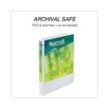 File Folders | Samsill 18937 3 Rings 1 in. Capacity 11 in. x 8.5 in. Earth's Choice Plant-Based Round Ring View Binder - White image number 4
