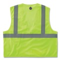 Safety & First Aid | Ergodyne 21053 GloWear 8210Z Class 2 Economy Mesh Vest Polyester Lime Small/Medium image number 2