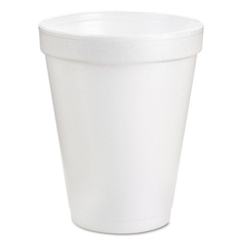 Dart 6J6 6 oz. Foam Drink Cups - White (25/Bag, 40 Bags/carton)