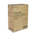 Food Trays, Containers, and Lids | Pactiv Corp. YHLW08010000 SmartLock 8 in. x 8 in. x 3 in. Medium Foam Hinged Lid Container - White (150/Carton) image number 3