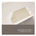 Office Chair Mats | Rubbermaid Commercial 1982724 Safti-Grip Latex-Free Vinyl Bath Mat 14 X 22.5 White (4/Carton) image number 3