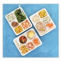 Food Trays, Containers, and Lids | World Centric TR-SC-5C-LFS 5-Compartments 8.5 in. x 10.24 in. x 1.01 in. Paper Fiber Trays - Natural (400/Carton) image number 5