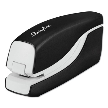 Swingline S7042132A 20 Sheet Capacity Full Strip Breeze Automatic Stapler - Black