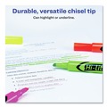 Highlighters | Avery 24063 HI-LITER Desk-Style Chisel Tip Highlighters - Assorted Ink Colors/Assorted Barrel Colors (4/Set) image number 8