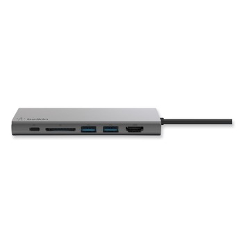 Belkin F4U092BTSGY 6 Ports USB-C Multimedia Hub - Space Gray
