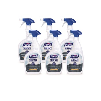PURELL 3342-06 32 oz Spray Bottle Professional Surface Disinfectant - Fresh Citrus (6/Carton)