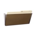 Wall Files | Storex 70325U06C 16 in. x 4 in. x 7 in. Unbreakable Magnetic Wall Legal/Letter File - Clear image number 3