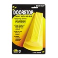 Office & Office Supplies | Master Caster 00966 Giant Foot 3.5 in. W x 6.75 in. D x 2 in. H No-Slip Rubber Wedge Doorstop - Safety Yellow image number 0