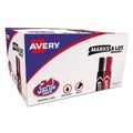 Permanent Markers | Avery 98187 Broad Chisel Tip Regular Desk-Style MARKS A LOT Permanent Marker Value Pack - Assorted Colors (24/Pack) image number 0