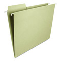 File Folders | Smead 64082 Letter Size 1/3-Cut Tabs FasTab Hanging Folders - Moss (20/Box) image number 1
