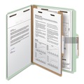 File Folders | Smead 13723 2 in. Expansion Recycled Pressboard 4-Fastener Classification Folders - Letter Size/Gray-Green (10/Box) image number 3