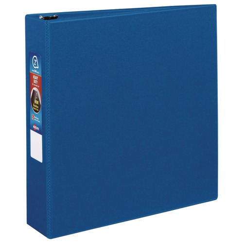 Just Launched | Avery 79882 3 One Touch EZD Rings 2 in. Capacity 11 in. x 8.5 in. Heavy-Duty Non-View Binder with DuraHinge - Blue image number 0