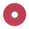 Just Launched | Boardwalk BWK4012RED 12 in. Diameter Buffing Floor Pads - Red (5/Carton) image number 0