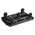 Cleaning Carts | Kantek LGLC250 19.3 in. x 14.6 in. x 38 in. 250 lbs. Capacity Handcart - Black image number 2