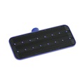 Mops | Boardwalk BWK00405 4 in. x 9 in. Plastic Swivel Pad Holder - Blue (12/Carton) image number 3