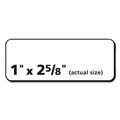 Labels | Avery 05630 1 in. x 2.63 in. Matte Clear Easy Peel Mailing Labels with Sure Feed Technology for Laser Printers - Clear (30/Sheet, 25 Sheets/Box) image number 2