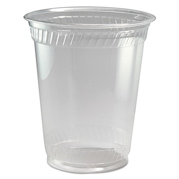 Fabri-Kal 9502053 12 oz. - 14 oz. Kal-Clear PET Cold Drink Squat Cups - Clear (1000/Carton)