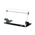 Desktop Organizers | 3M DH630 150 Sheet Capacity In-Line Adjustable Desktop Copyholder - Plastic (Black/Clear) image number 0
