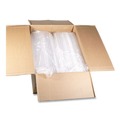 Food Trays, Containers, and Lids | Pactiv Corp. 0CI8S17S0000 8.3 in. x 4.8 in. x 1.5 in. 17S Shallow Dome Plastic OPS Dome-Style Lid - Clear (252/Carton) image number 3