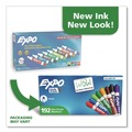 Washable Markers | EXPO 2003995A Low-Odor Chisel Tip Dry Erase Marker Office Value Pack - Assorted Colors (192/Pack) image number 8